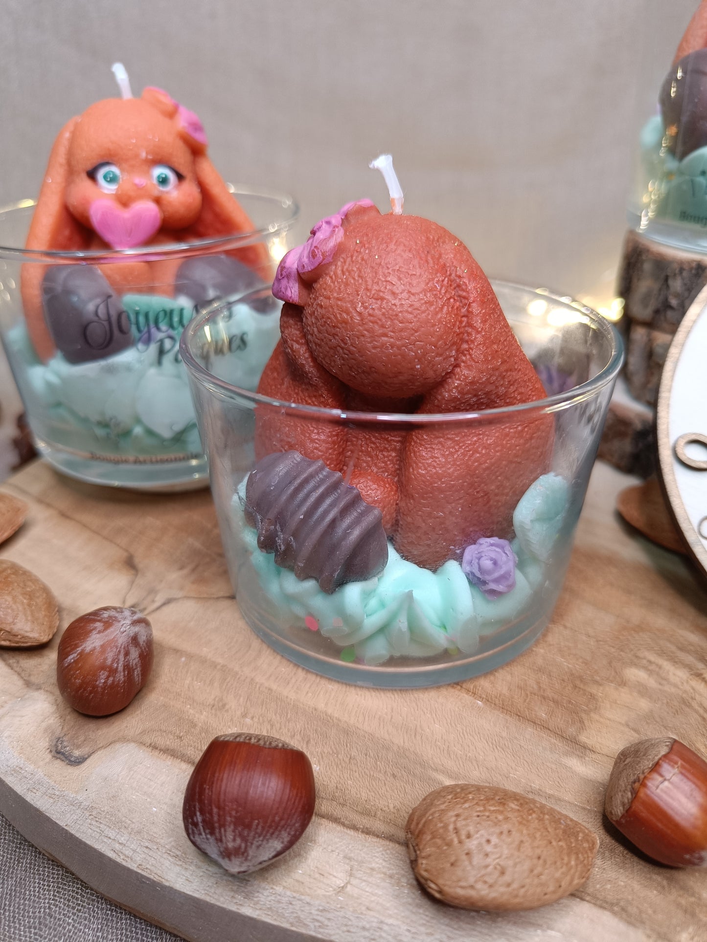 Bougie 🐰 Lapin de Pâques 🐰