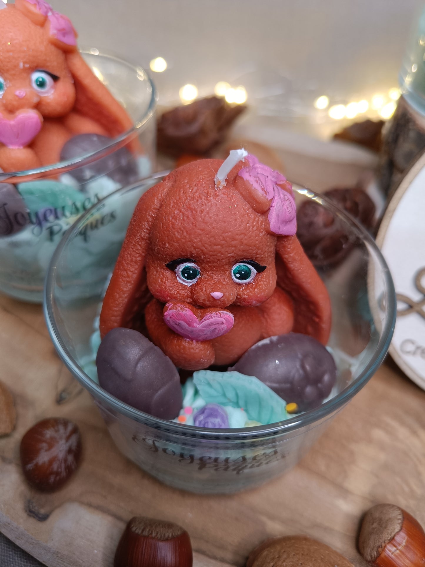 Bougie 🐰 Lapin de Pâques 🐰