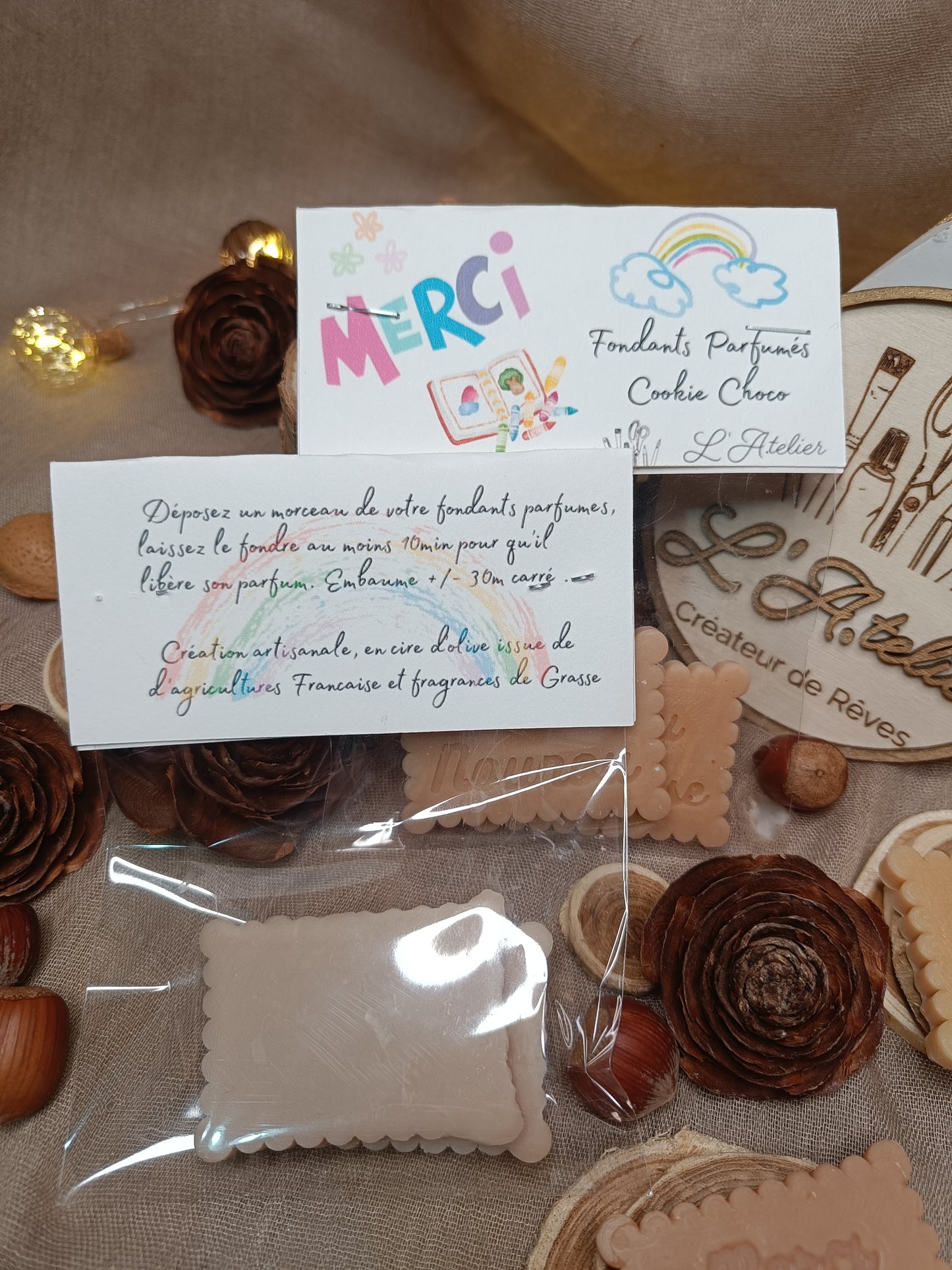 Fondants parfumés 🧸 Merci Nounou 🧮