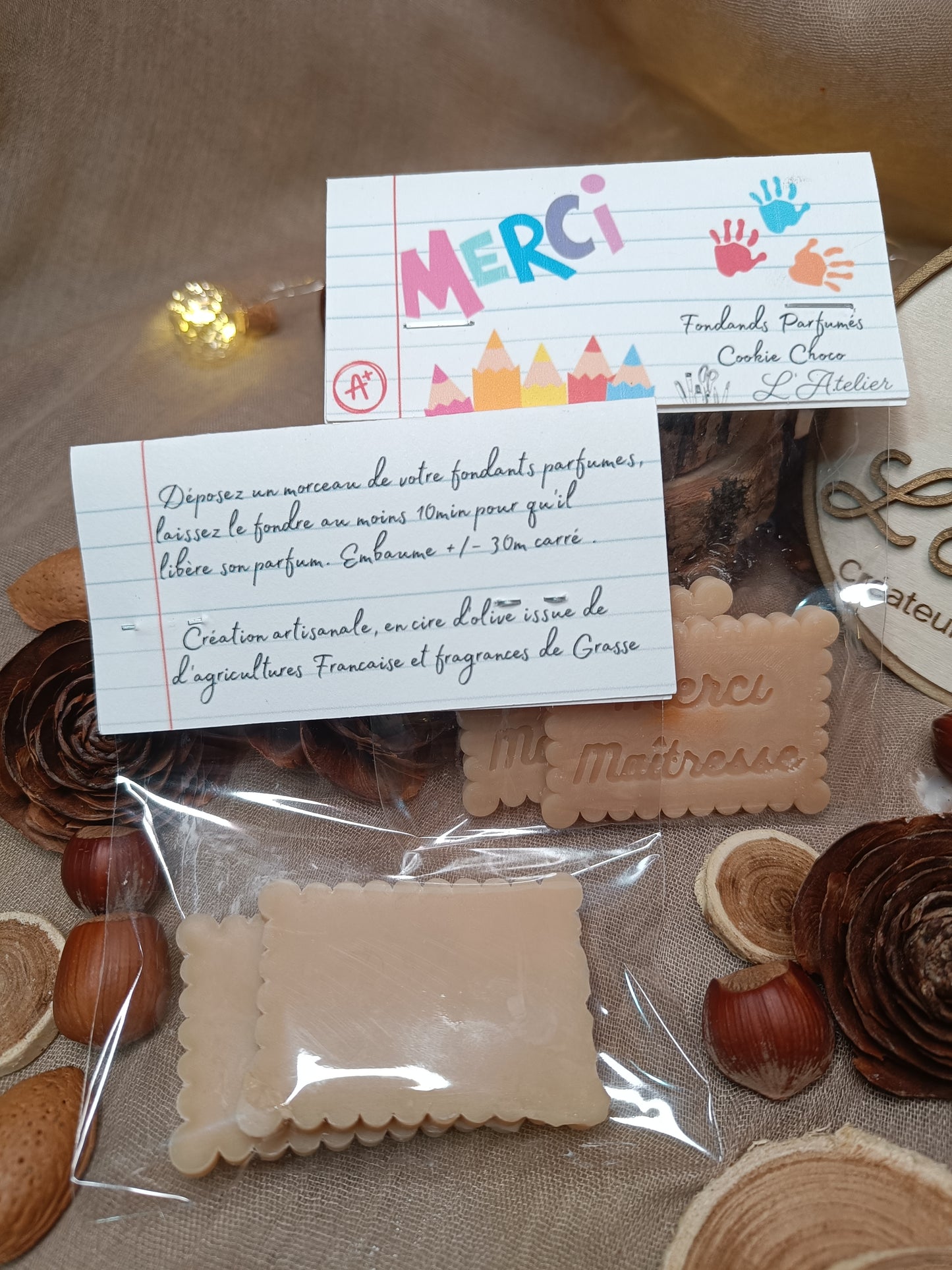 Fondants parfumés 🏫"Merci Maîtresse"🍎