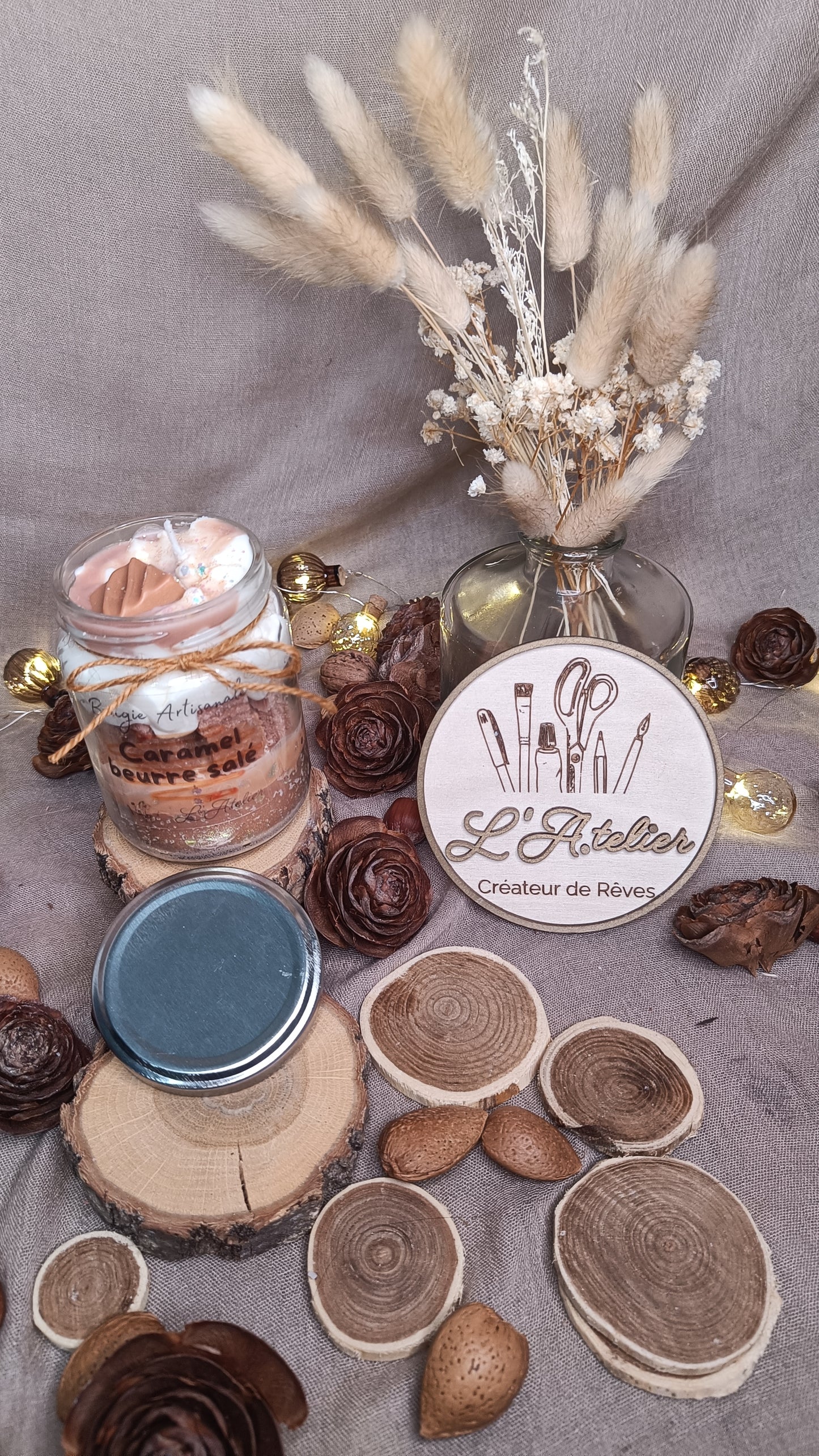 🕯️ Bougie parfumée ✨ 🥮 Caramel Beurre Salé 🥮