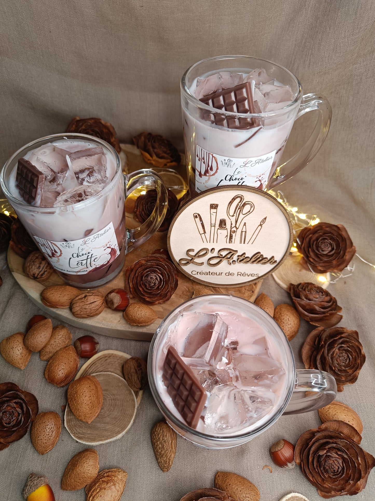 🕯️ Bougie Tasse ☕🍫 " Choco'Latte" 🍫☕