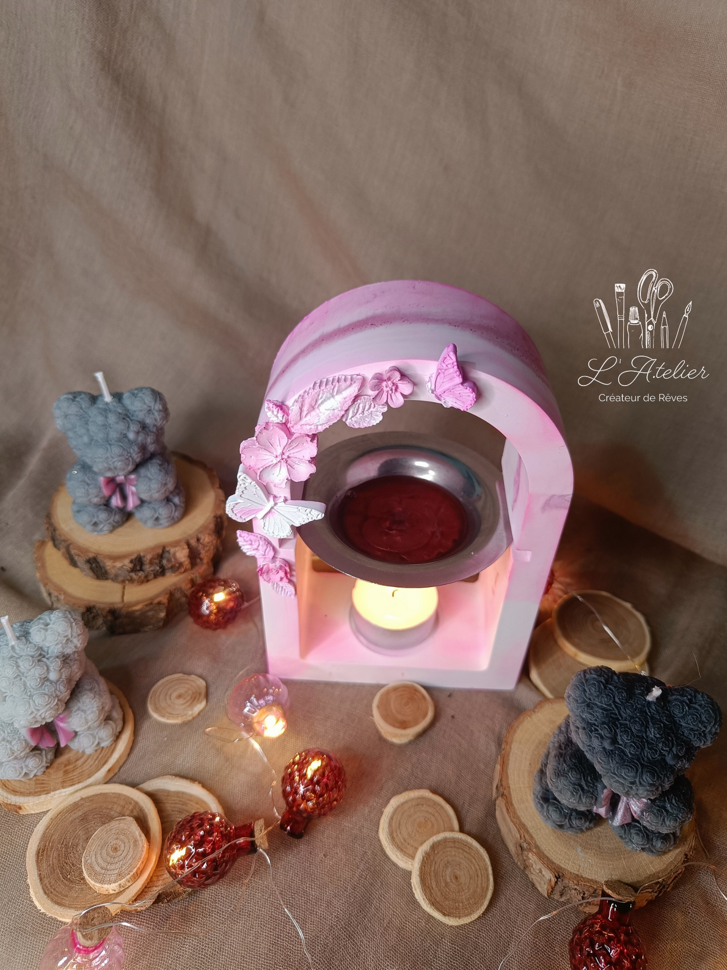 Brûle parfum "Arche Pink Natural"