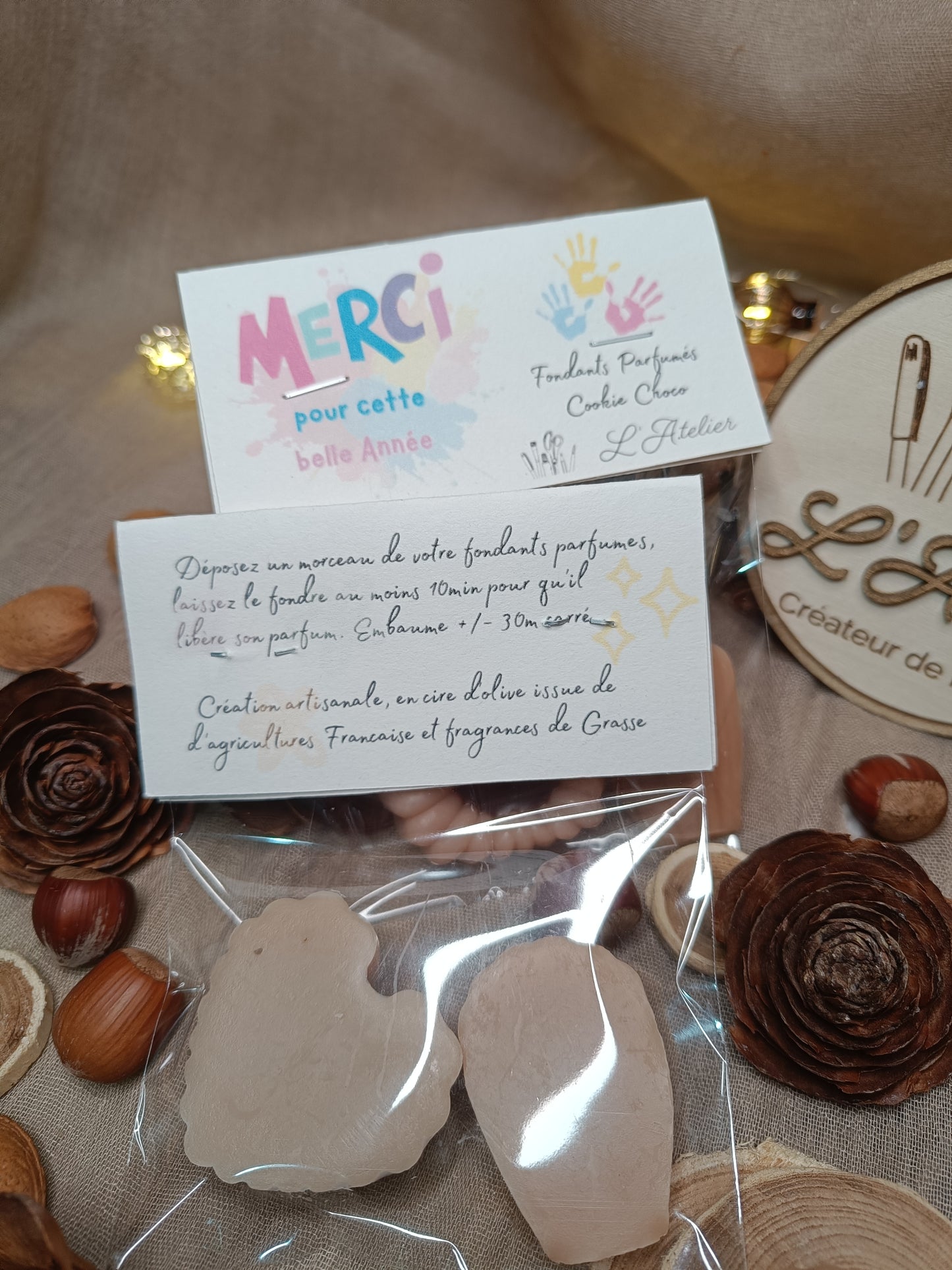 Fondants parfumés 🧸 Merci 🧸 Cookie Choco 🍪