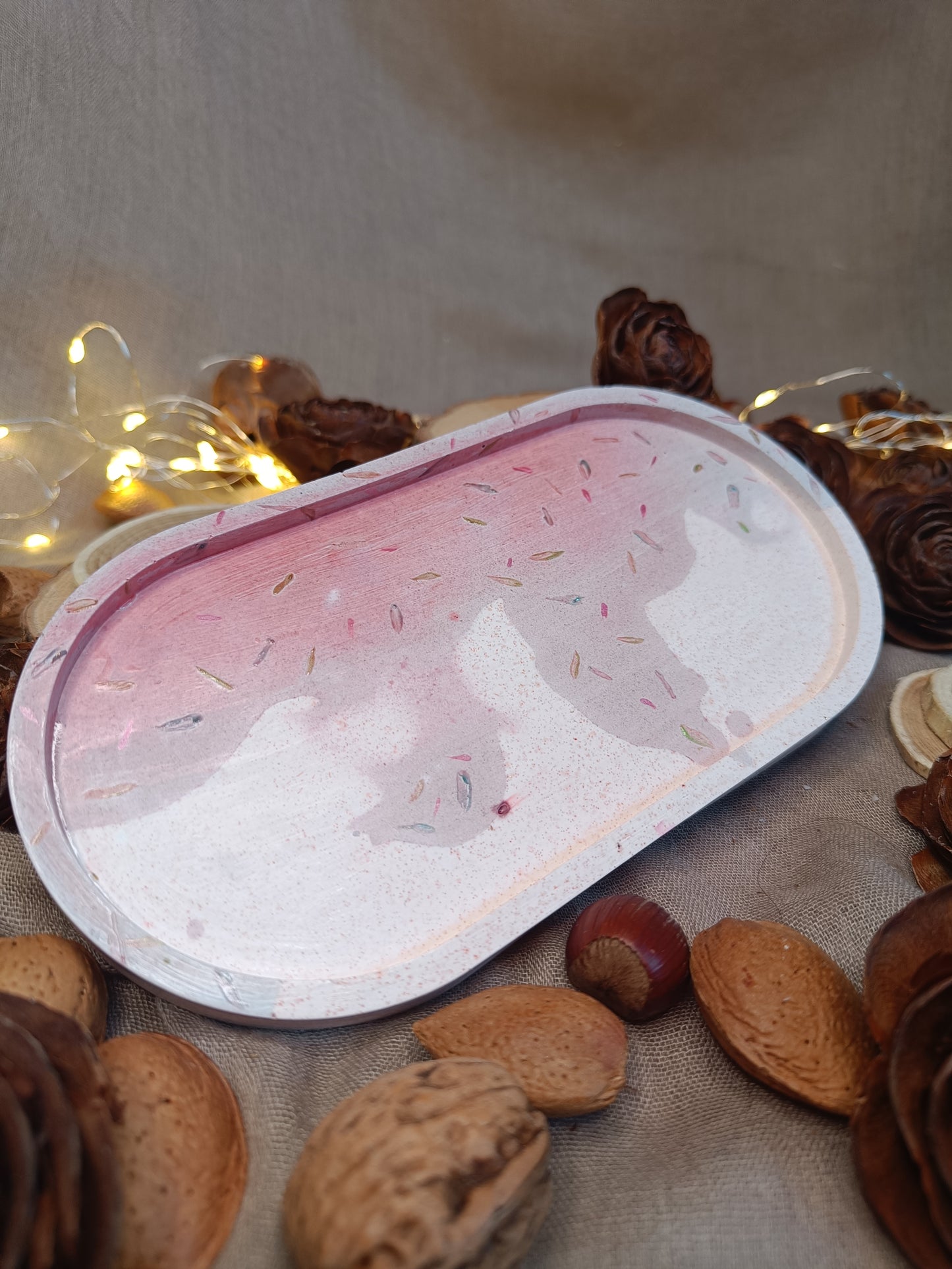 Plateau 🍩"Donuts Glacé"🍩 Rose tendre 💗