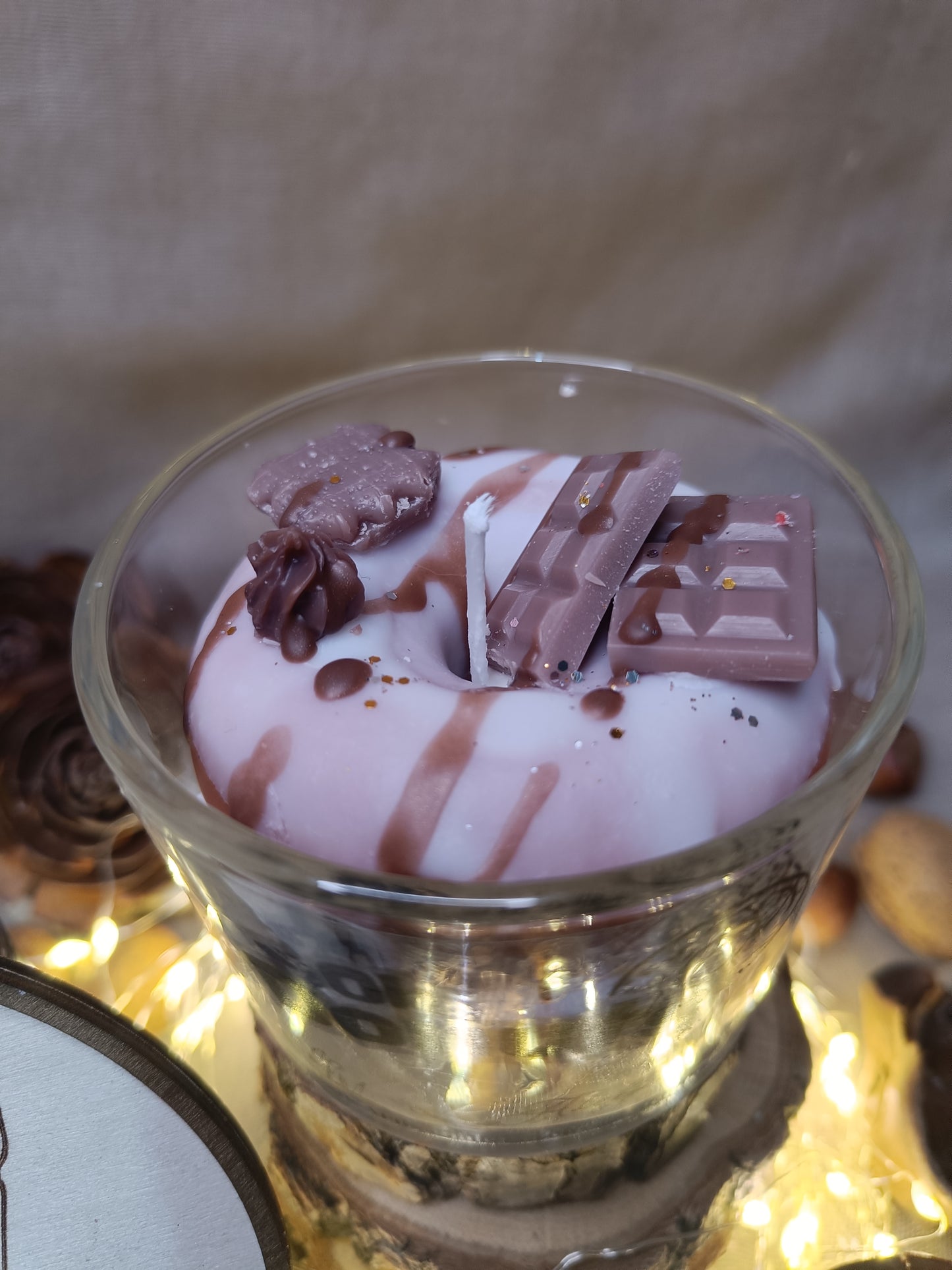 Bougie "Donuts Choco"