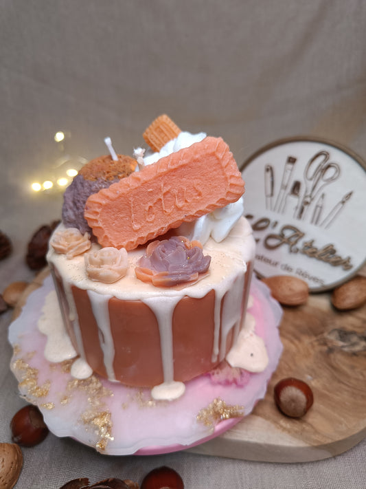 🎂 Bougie Gâteau 🍫🍪 Douceur Chocolaté Spéculoos 🍪🍫