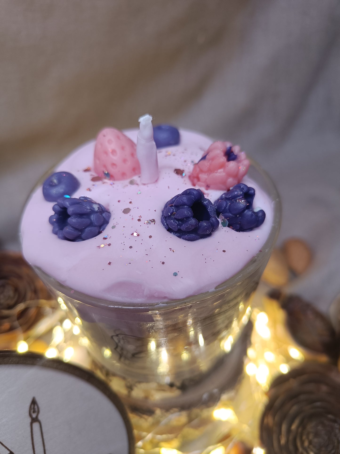 Bougie Cheesecake Fruits rouges