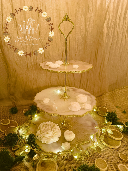 Présentoir à gateaux epoxy