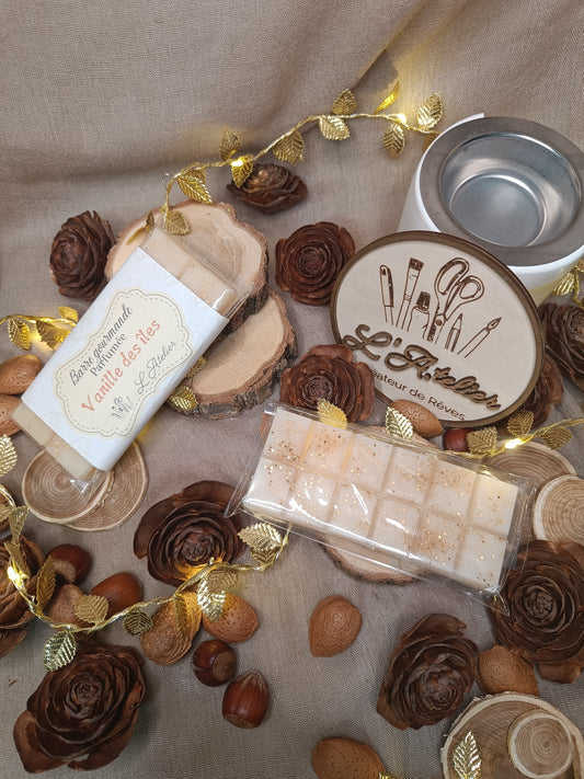 🍫 Barre fondante 🍦Vanille des îles 🍦
