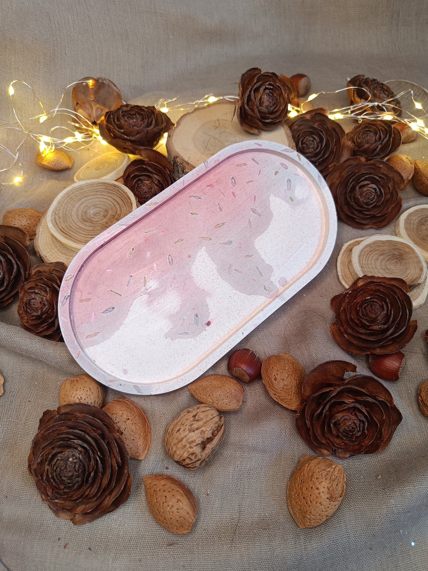 Plateau 🍩"Donuts Glacé"🍩 Rose tendre 💗