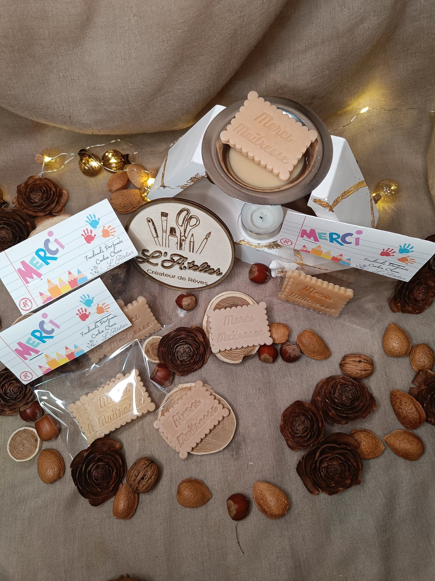 Fondants parfumés 🏫"Merci Maîtresse"🍎