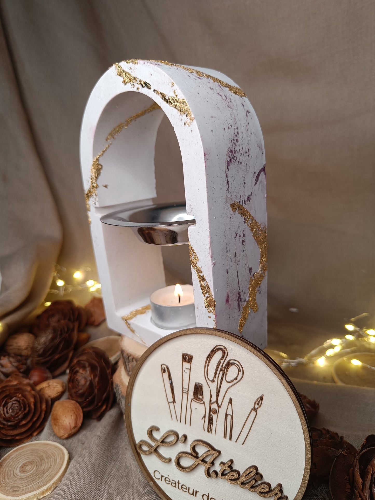Brûle parfum ✨🤎 Arche d'Or Brun 🤎✨