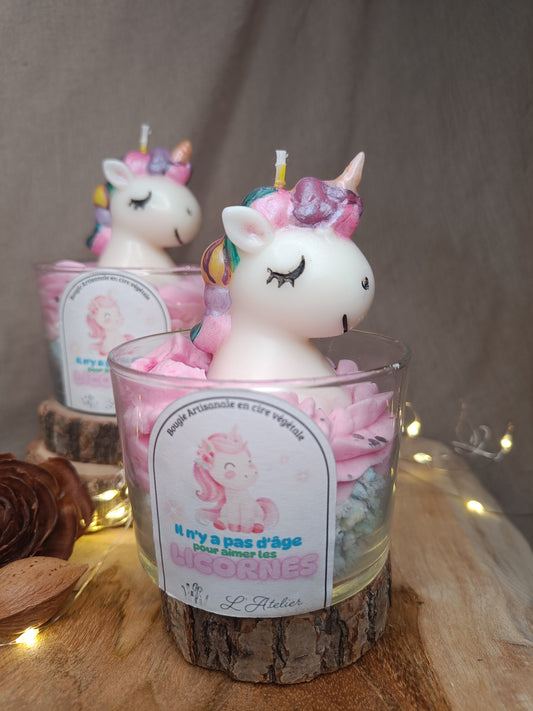 🕯️ Bougie Gourmande 🌈🦄 Crumble de licorne 🦄🌈