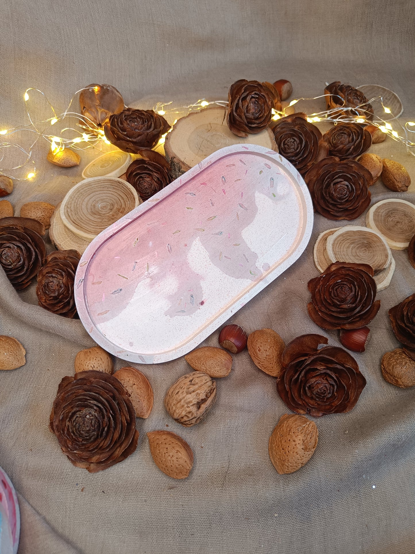 Plateau 🍩"Donuts Glacé"🍩 Rose tendre 💗