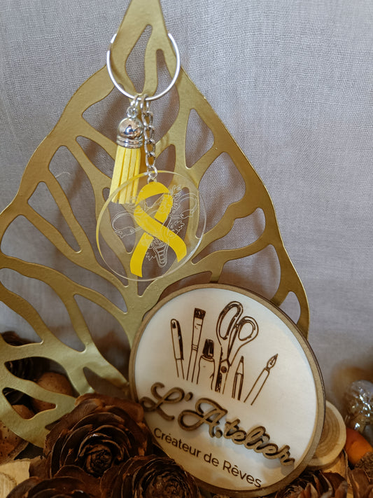 Porte clefs Endo argent