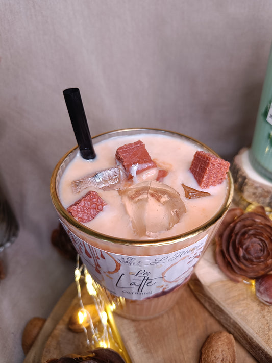 🕯️Bougie 🍮🧡 Latte Caramel 🧡🍮