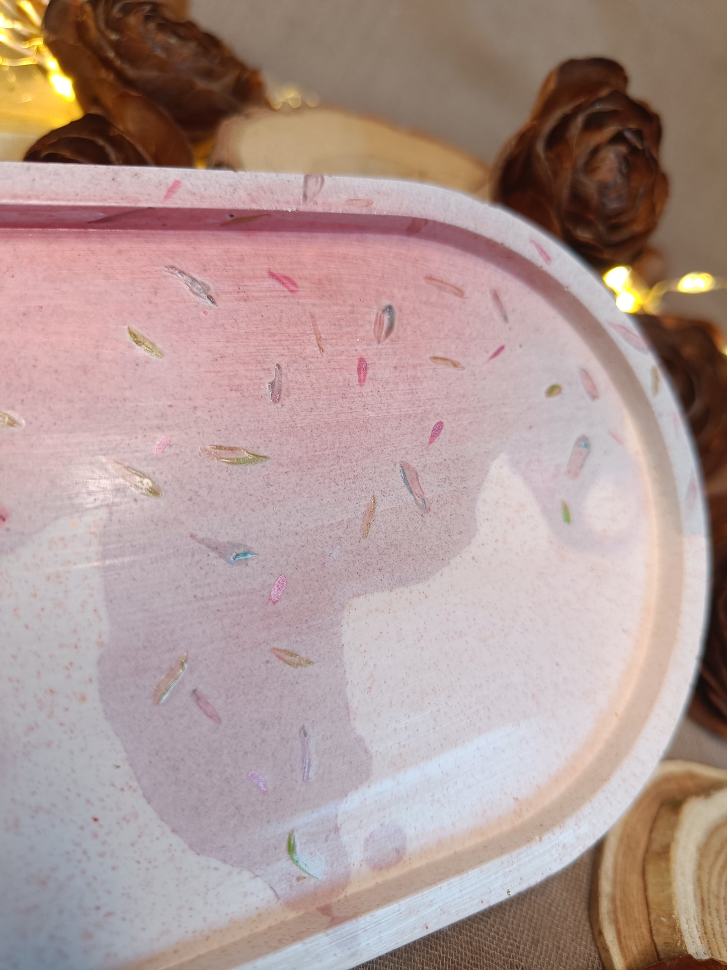 Plateau 🍩"Donuts Glacé"🍩 Rose tendre 💗