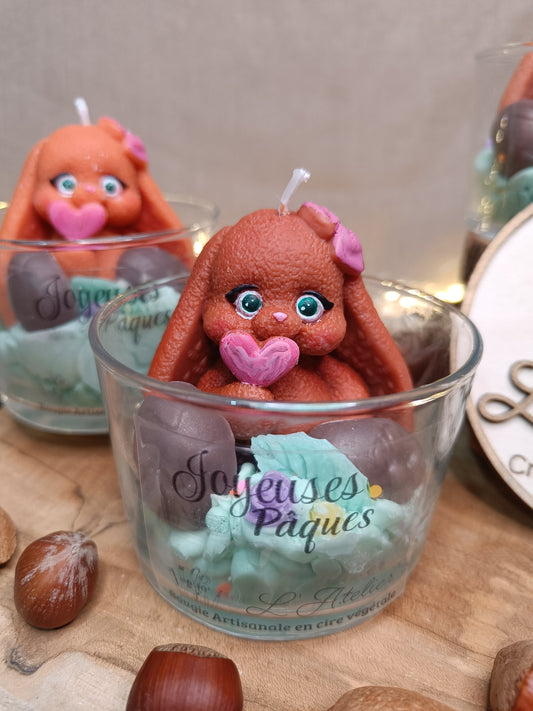 Bougie 🐰 Lapin de Pâques 🐰