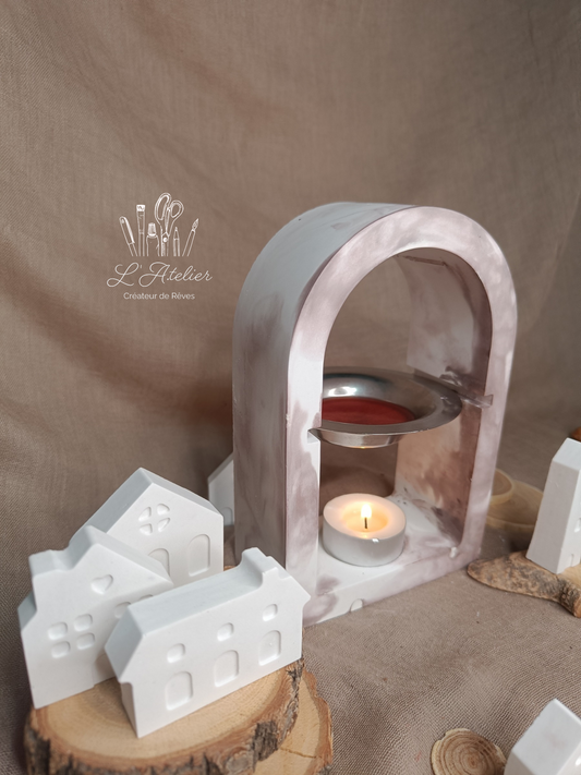 Brûle parfum 🤎 Arche Terre et crème 🤎