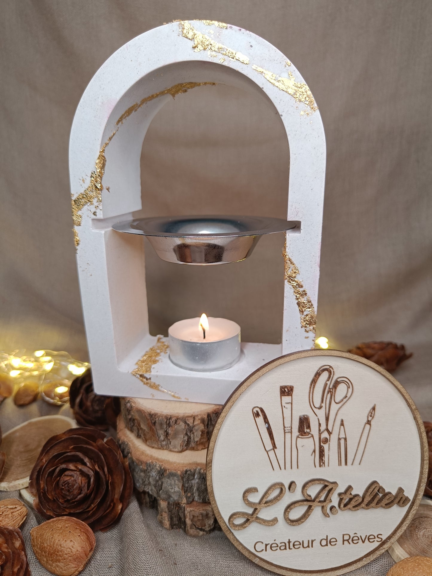Brûle parfum ✨🤎 Arche d'Or Brun 🤎✨