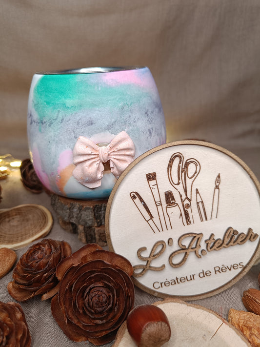 Brûle parfum 🌈 Pop Of Colors 🌈 avec nœud