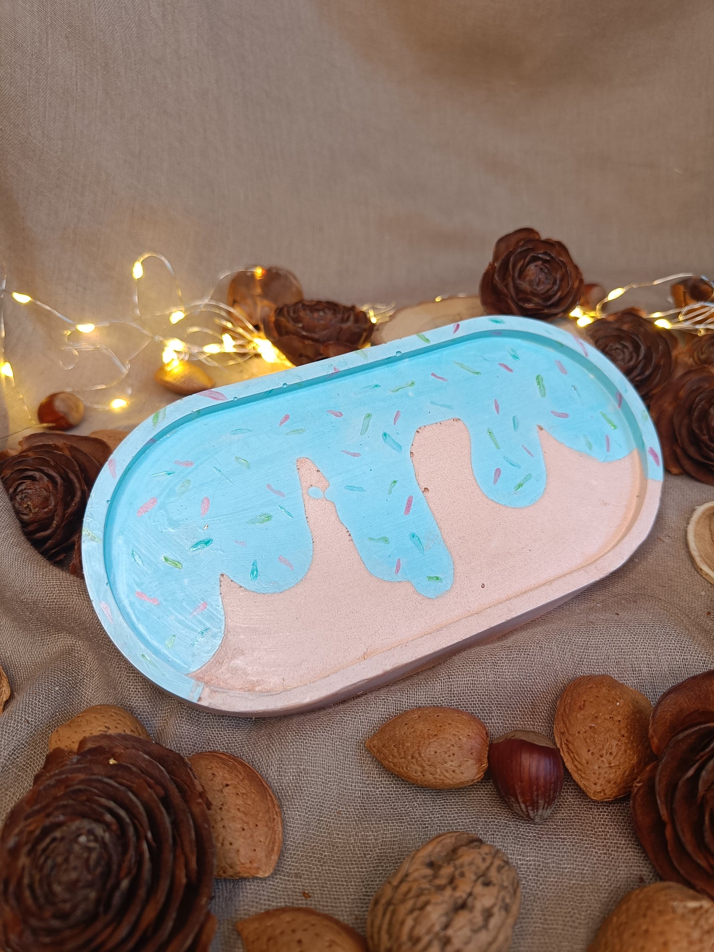 Plateau 🍩"Donuts Glacé"🍩 bleu 🩵