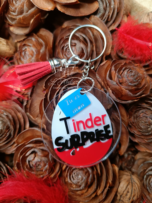 Porte clefs "Tinder Surprise"