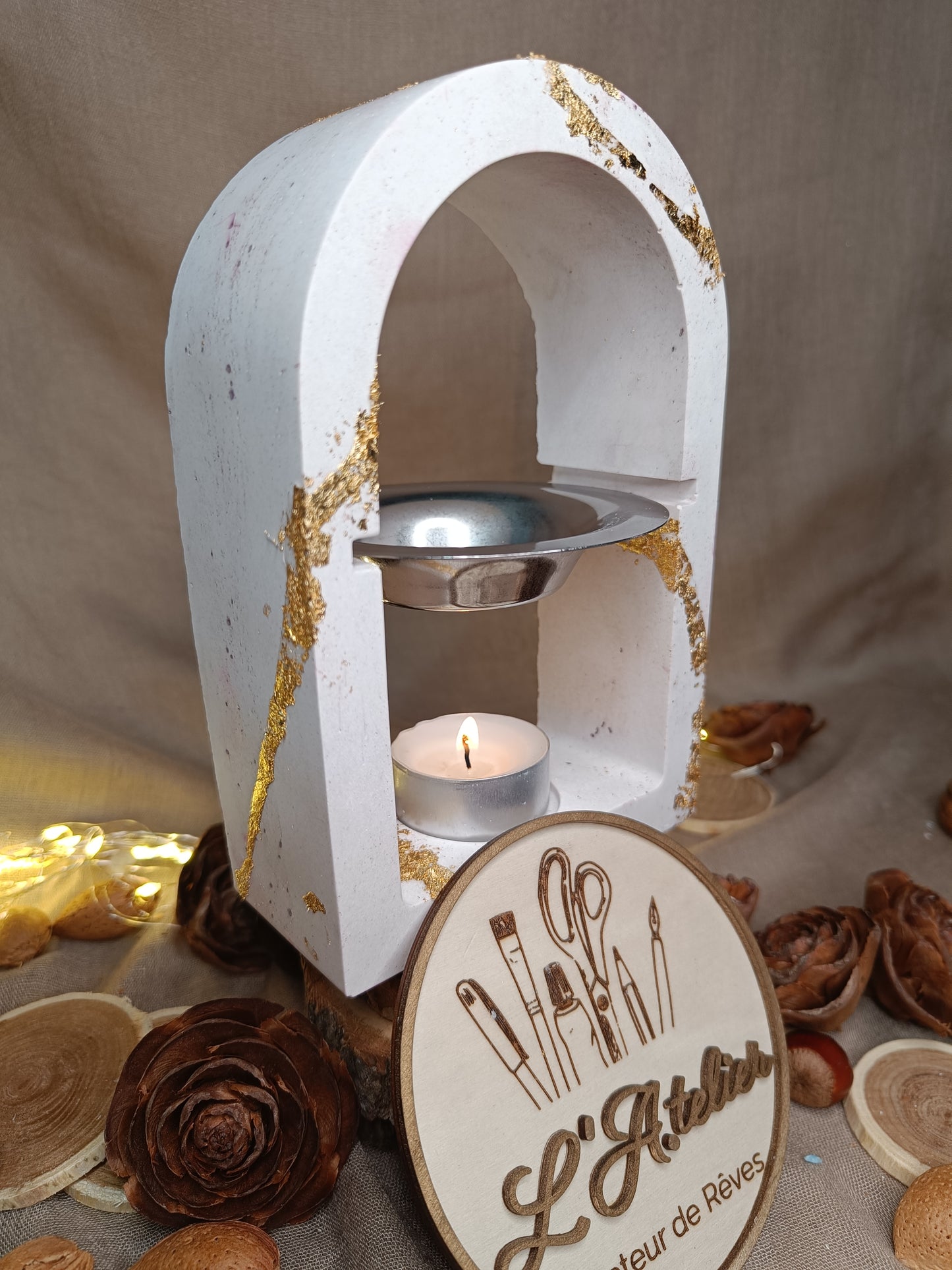 Brûle parfum ✨🤎 Arche d'Or Brun 🤎✨