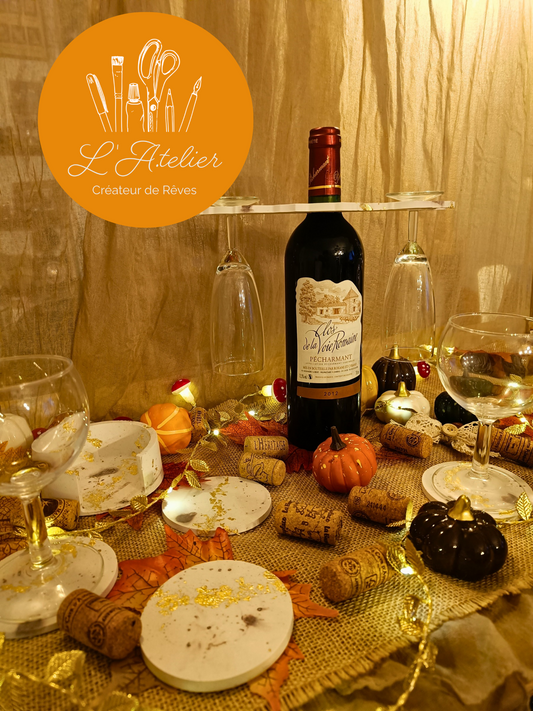 Ensemble a Vin acrylique