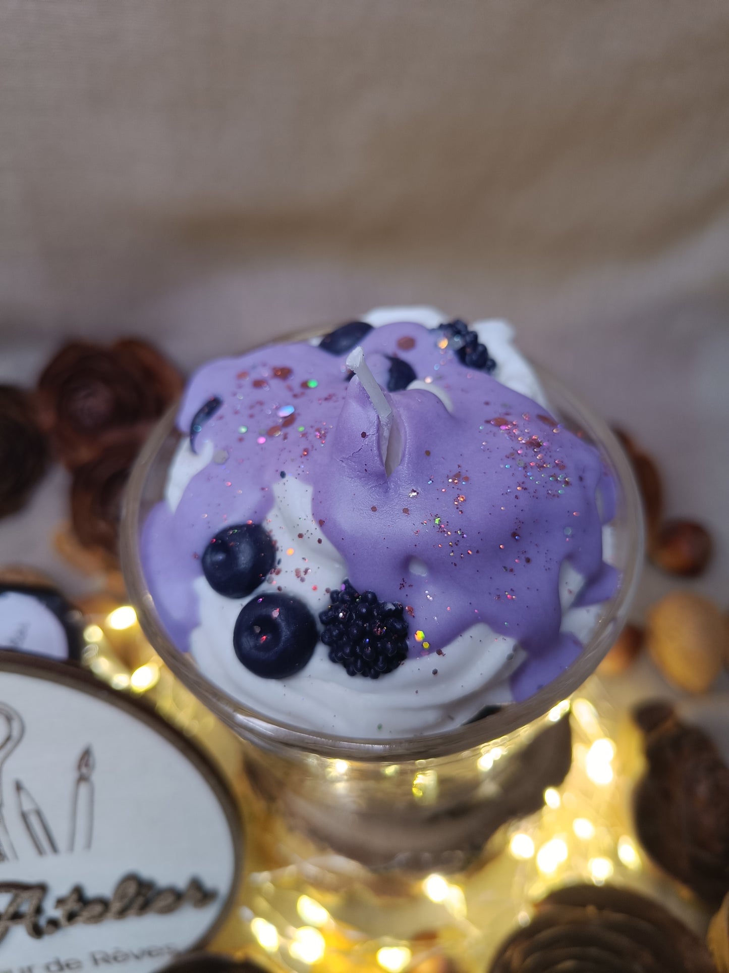 Bougie "Mûres cassis"