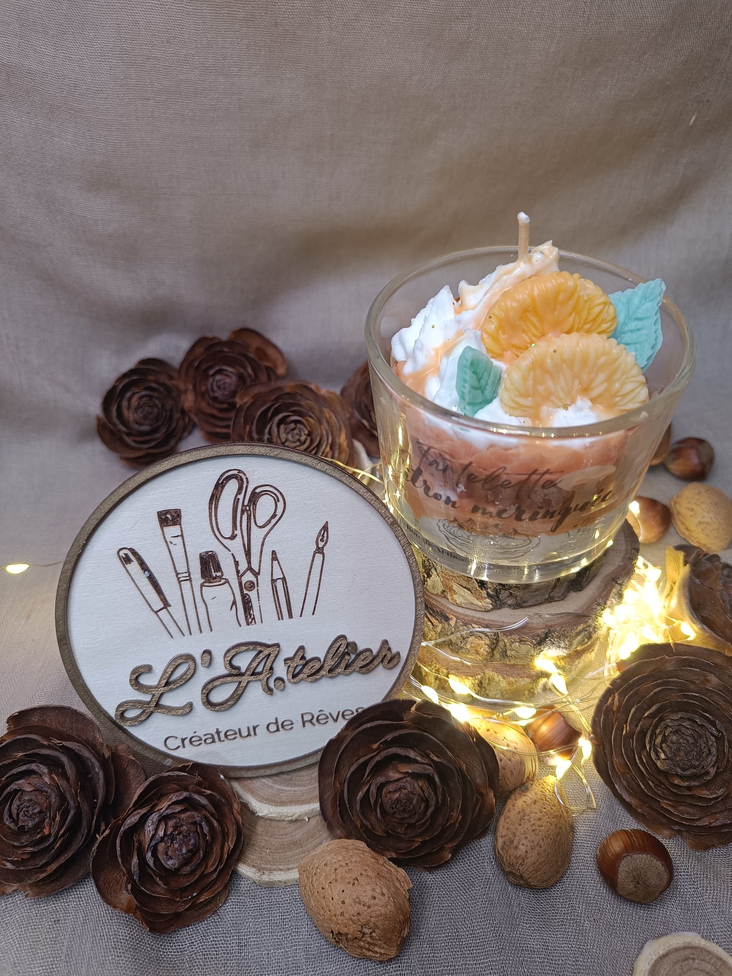 Bougie "Tartelettes citron meringuée"