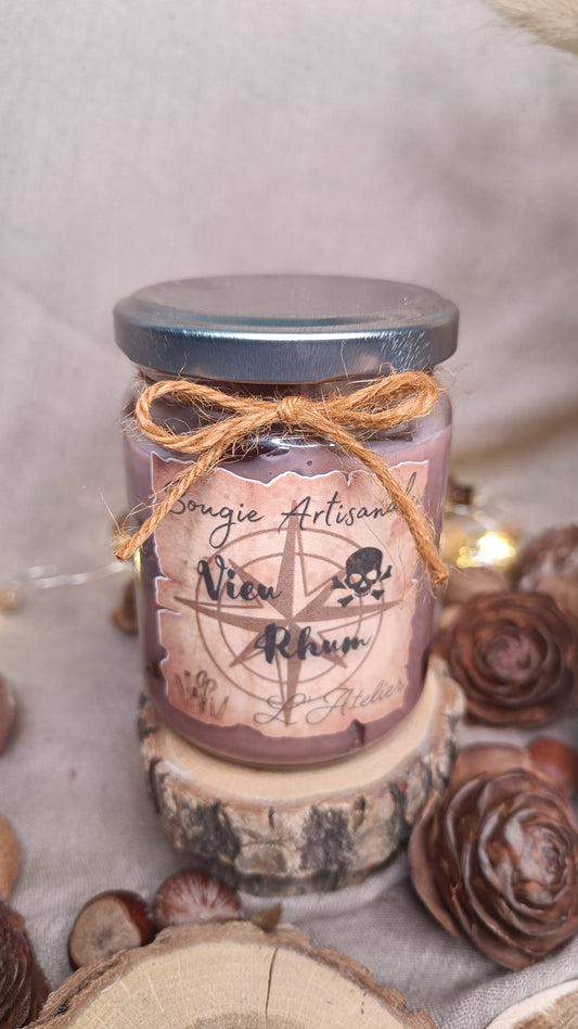 🕯️ Bougie Parfumée ✨ 🥃 Vieux Rhum ✨